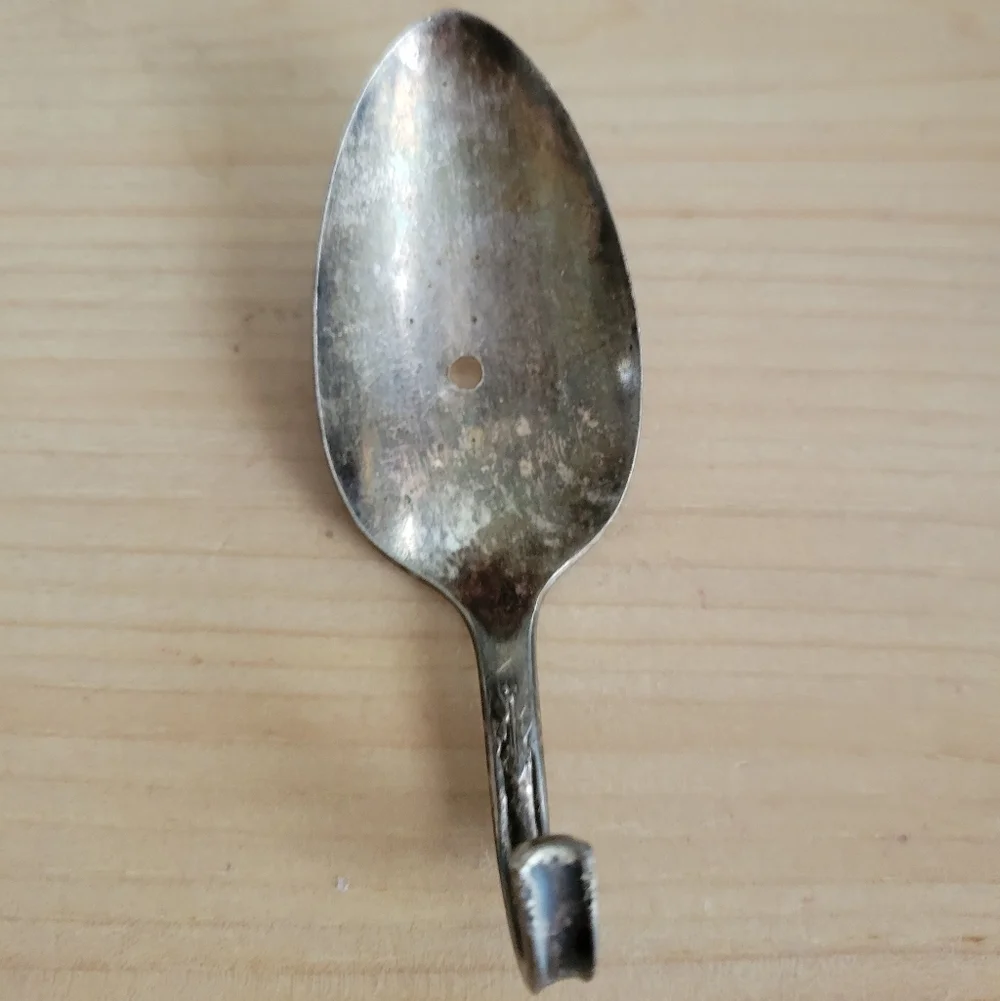 Vintage Silverplate Spoon Hook
